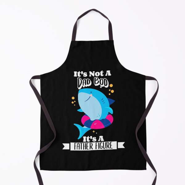 Item preview, It's Not A Dad Bod It's A Father Figure Shark Dad Joke Father's Day designed and sold by LadySaltwater.