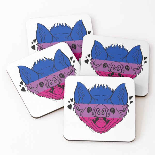 Item preview, Bisexual Pride Vampire Bat Flag designed and sold by luxecoffin.