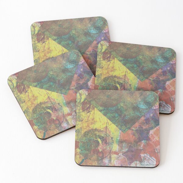 Item preview, A Collage of Abstract Mono Prints designed and sold by mewinkart.