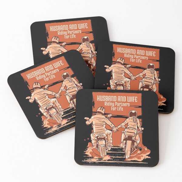 Item preview, Vintage husband and wife riding partners for life designed and sold by TamGustam.