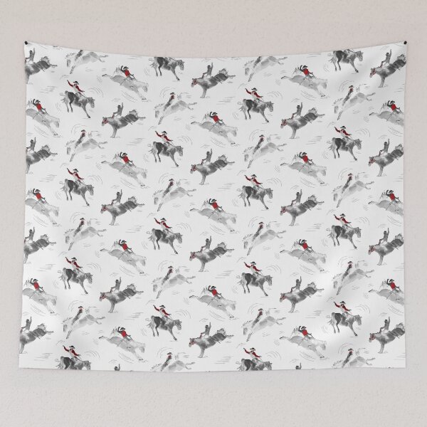 Item preview, Rodeo Riders Bucking Bronco designed and sold by VintageStyle.