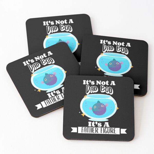 Item preview, It's Not A Dad Bod It's A Father Figure Puffer Fish Dad Joke Father's Day designed and sold by LadySaltwater.