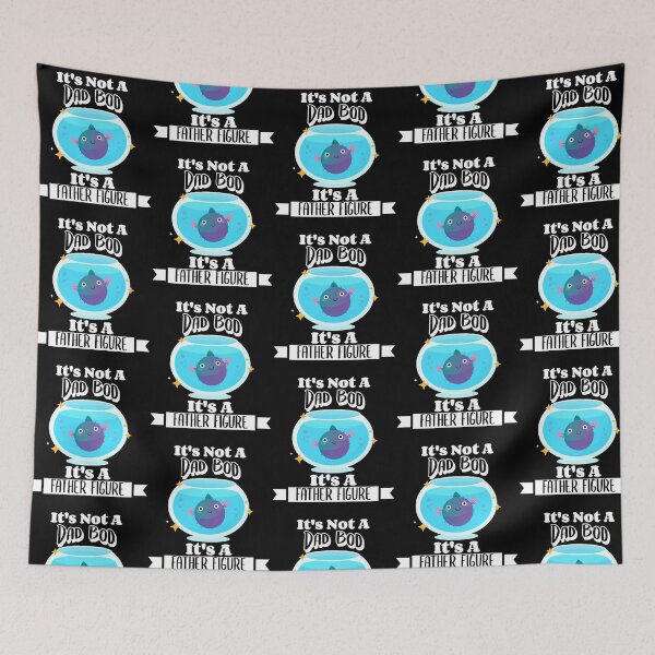 Item preview, It's Not A Dad Bod It's A Father Figure Puffer Fish Dad Joke Father's Day designed and sold by LadySaltwater.