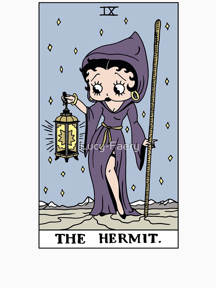 Betty Boop Tarots: The Hermit by Lucy-Faery