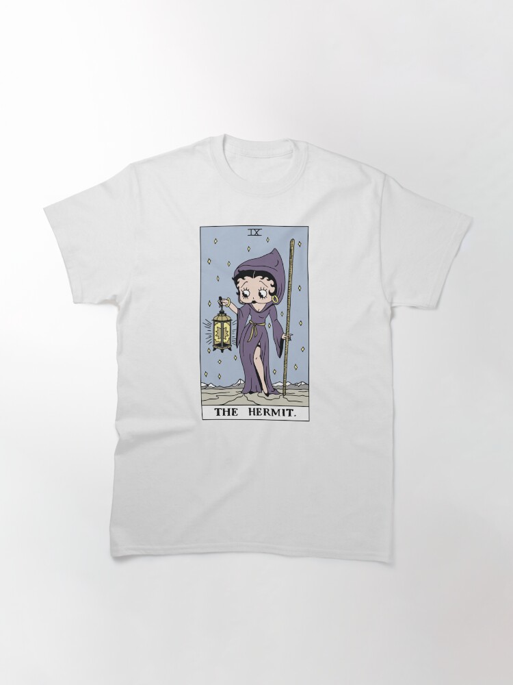 Alternate view of Betty Boop Tarots: The Hermit Classic T-Shirt