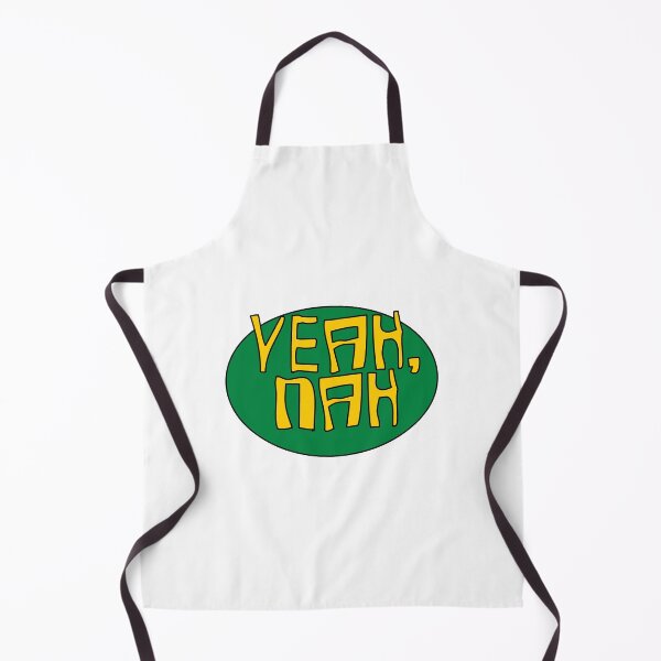 Item preview,  Yeah Nah australian green yellow phrase bogan design designed and sold by Captain-Jackson.