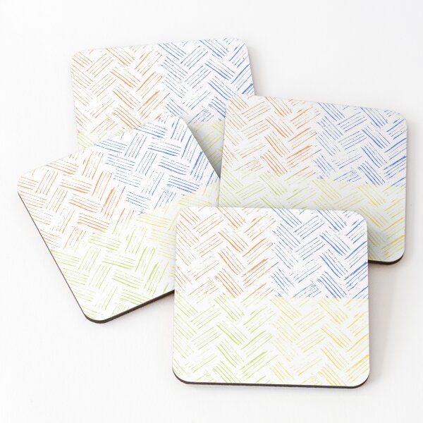 Item preview, Orange, Yellow, Blue and Green Line With White Background Patterns designed and sold by petertogetherz.