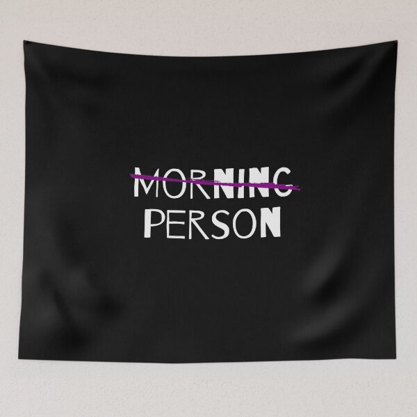 Item preview, (Not a) Morning Person designed and sold by LoudLizzy.