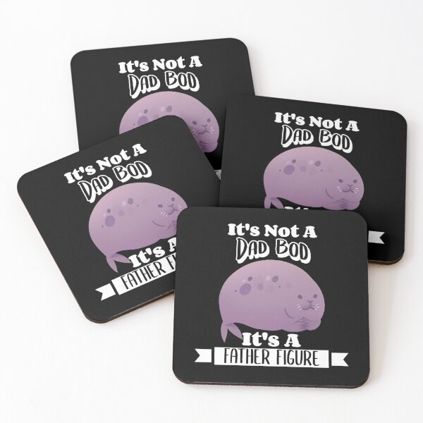 Item preview, It's Not A Dad Bod It's A Father Figure Seal Dad Joke Father's Day designed and sold by LadySaltwater.