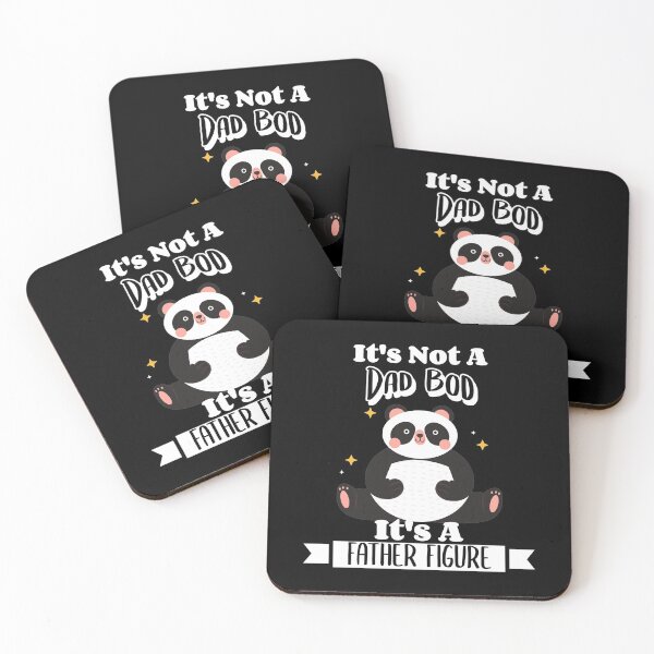 Item preview, It's Not A Dad Bod It's A Father Figure Panda Bear Dad Joke Father's Day designed and sold by LadySaltwater.