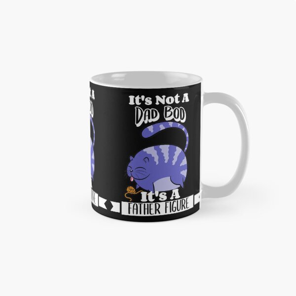 Item preview, It's Not A Dad Bod It's A Father Figure Kitty Cat Dad Joke Father's Day designed and sold by LadySaltwater.