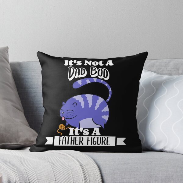 Item preview, It's Not A Dad Bod It's A Father Figure Kitty Cat Dad Joke Father's Day designed and sold by LadySaltwater.