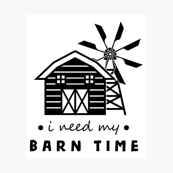 Item preview, I Need My Barn Time - Funny Farming Saying Quote For Farmers Gift Idea designed and sold by hattem.