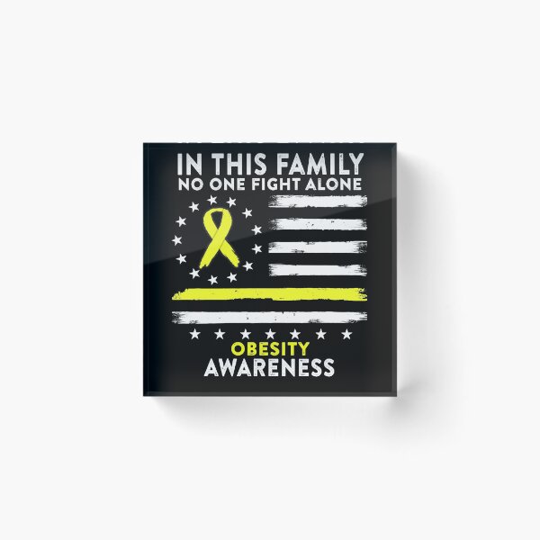 Item preview, In This Family No One Fights Obesity Alone American Betsy Ross Flag designed and sold by deputylove.