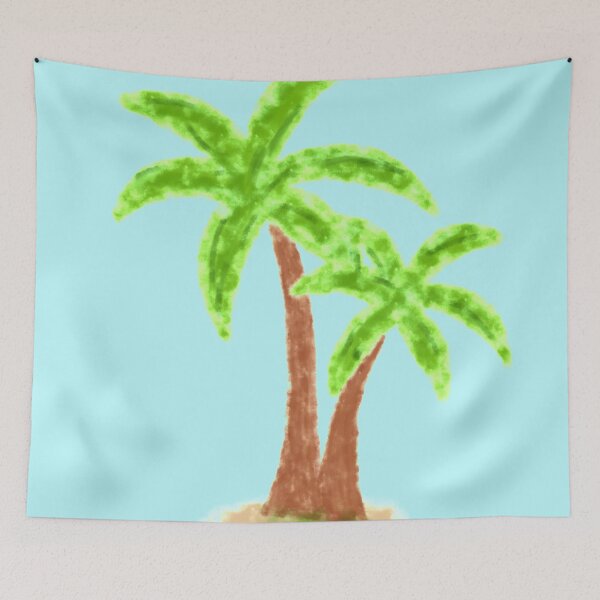 Item preview, watercolor palm tree designed and sold by Celise21.