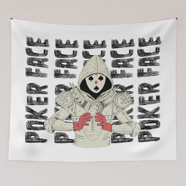Item preview, Poker face. Red room. Football designed and sold by DoryBoom.