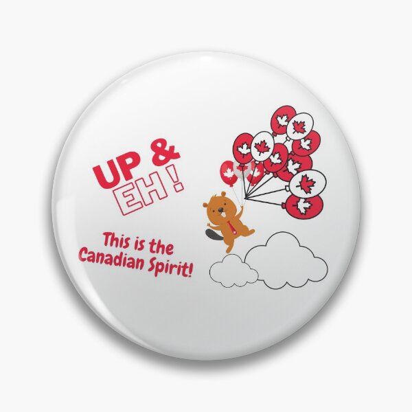 Item preview, Canadian Up and Eh - Canadian Spirit - beaver and balloons  designed and sold by missionbear.