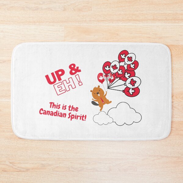Item preview, Canadian Up and Eh - Canadian Spirit - beaver and balloons  designed and sold by missionbear.