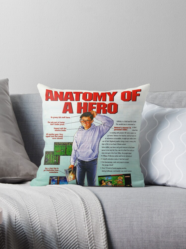 Lester the Unlikely Promo Throw Pillow for Sale by 90sLoveLove