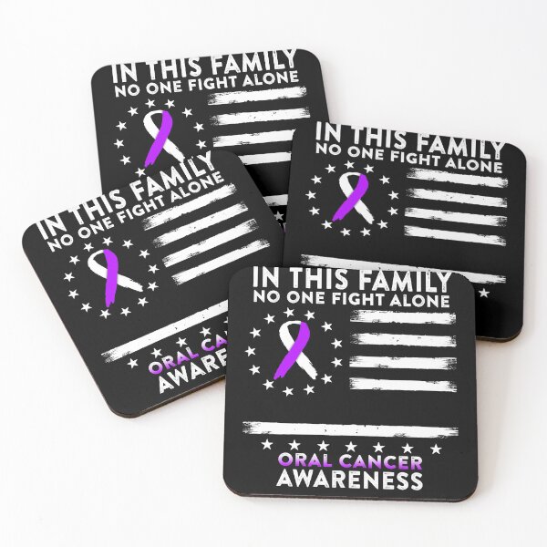 Item preview, In This Family No One Fights Oral Cancer Alone American Betsy Ross Flag designed and sold by deputylove.