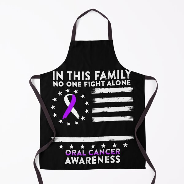 Item preview, In This Family No One Fights Oral Cancer Alone American Betsy Ross Flag designed and sold by deputylove.