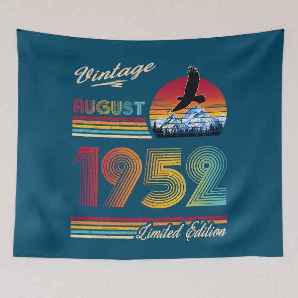 Item preview, August 1952 Birthday designed and sold by GreenSplash.