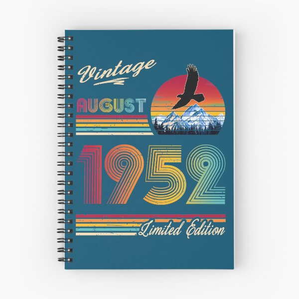 Item preview, August 1952 Birthday designed and sold by GreenSplash.