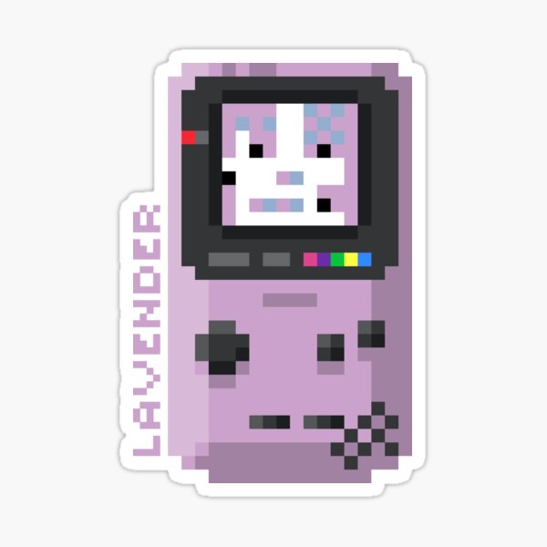 Lavender - Pixel Cities Serie 2/10 Sticker