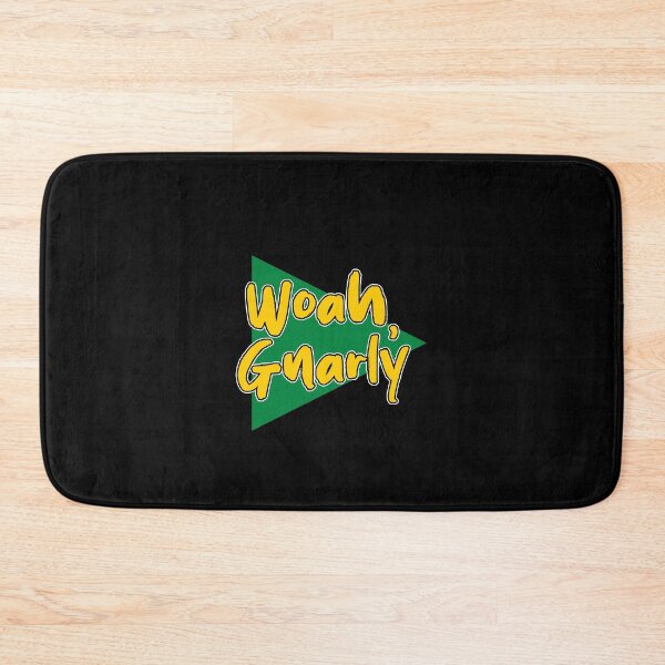 Item preview, Woah gnarly skateboarding skater skating shredding logo designed and sold by Captain-Jackson.
