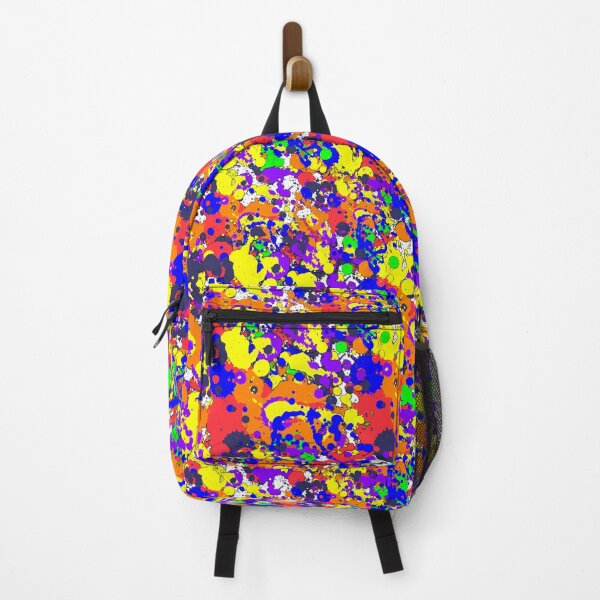 Item preview, Rainbow Splatters Seamless Pattern designed and sold by LaRoach Digital Arts.