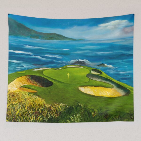 Item preview, Pebble Beach Golf Links hole number 7 designed and sold by Chris DeMarco.