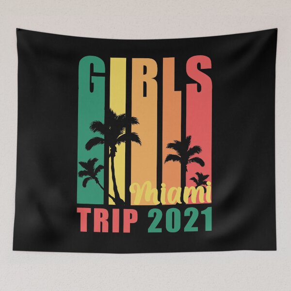 Item preview, Vintage Miami Florida Girls Trip 2021 Retro Bachelorette Vacation Graphic designed and sold by wdyoungblood.