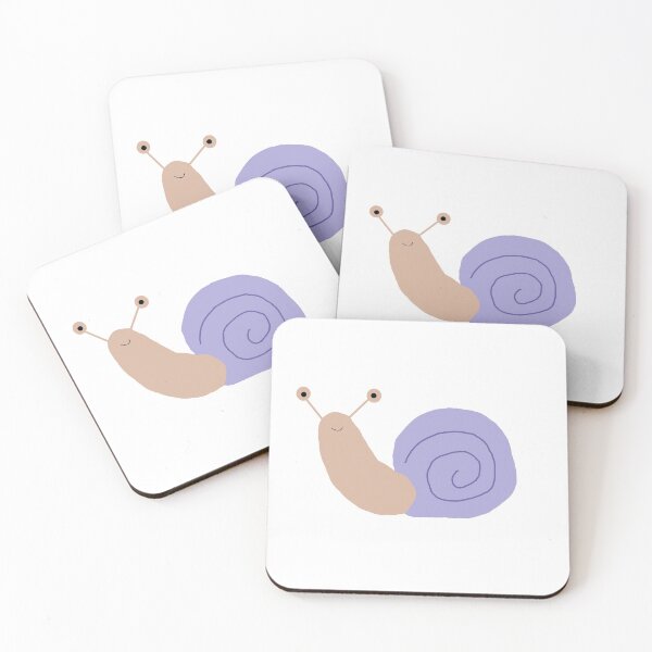 Item preview, Happy Purple Snail designed and sold by Inked Notebook.