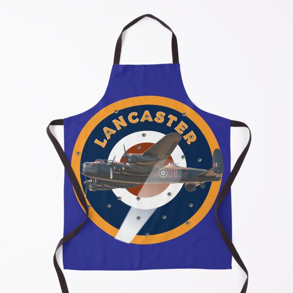 Item preview, Lancaster Bomber in a searchlight beam being strafed by anti aircraft Fire in RAF roundel  designed and sold by ajtechdesigns.