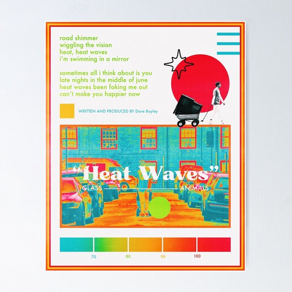 Item preview, heat waves - glass animals designed and sold by drugstorealien.