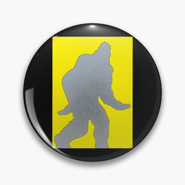 Item preview, Color Sketch Bigfoot Silhouette On Yellow designed and sold by SEEphotos7171.