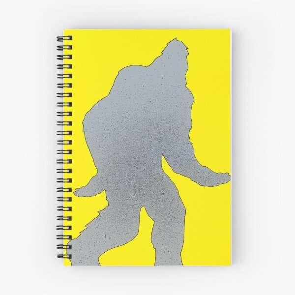 Item preview, Color Sketch Bigfoot Silhouette On Yellow designed and sold by SEEphotos7171.