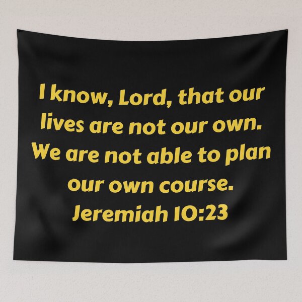Item preview, Bible Verse Jeremiah 10:23 designed and sold by Prayingwarrior.