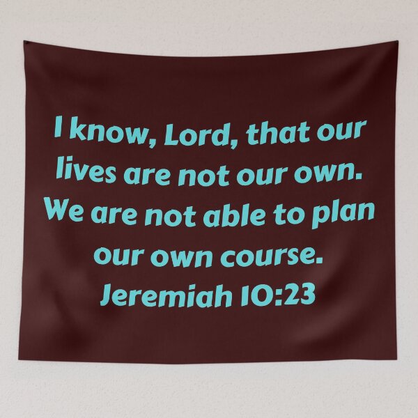 Item preview, Bible Verse Jeremiah 10:23 designed and sold by Prayingwarrior.