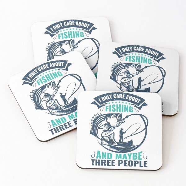 Item preview, I only care about fishing and maybe three people  designed and sold by lyboogie.