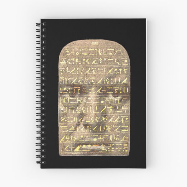 Item preview, Back of the Stele of revealing text in gold over Aleister Crowley’s face designed and sold by DotorEaon.