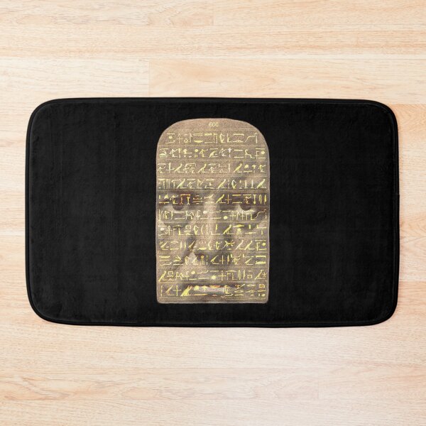 Item preview, Back of the Stele of revealing text in gold over Aleister Crowley’s face designed and sold by DotorEaon.