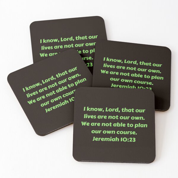 Artikelvorschau, Bible Verse Jeremiah 10:23 entworfen und verkauft von Prayingwarrior.