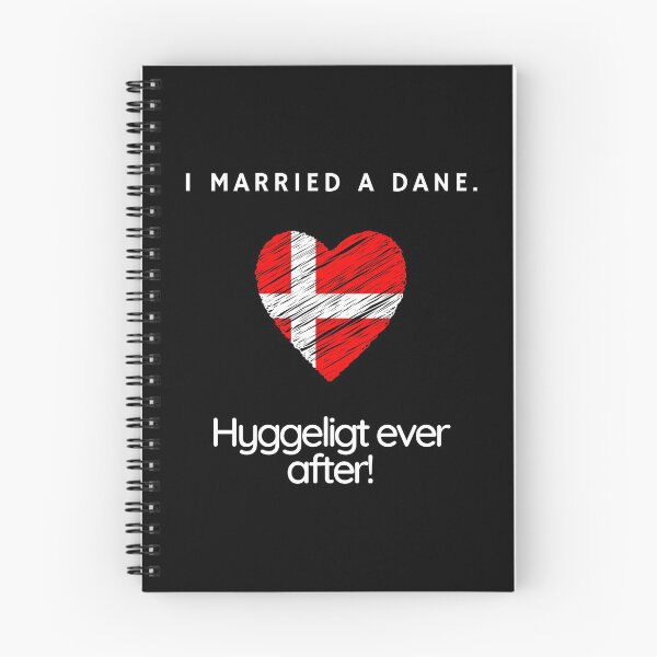 Item preview, I married a Dane. Hyggeligt ever after! (Hyggeligt means cozy in Danish) designed and sold by Cosmic-Ferret.