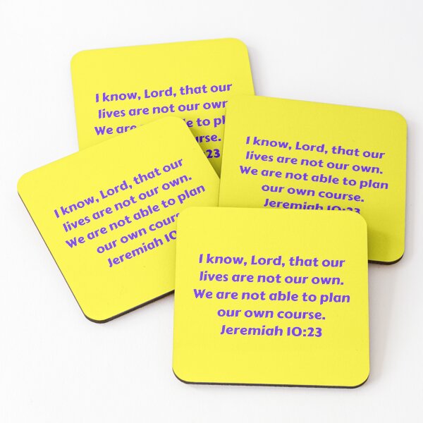 Artikelvorschau, Bible Verse Jeremiah 10:23 entworfen und verkauft von Prayingwarrior.