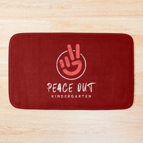 Item preview, Peace Out Kindergarten - Pink designed and sold by PrairieGrouse.