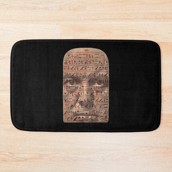 Item preview, Back of the Stele of revealing text in red over Aleister Crowley’s face designed and sold by DotorEaon.