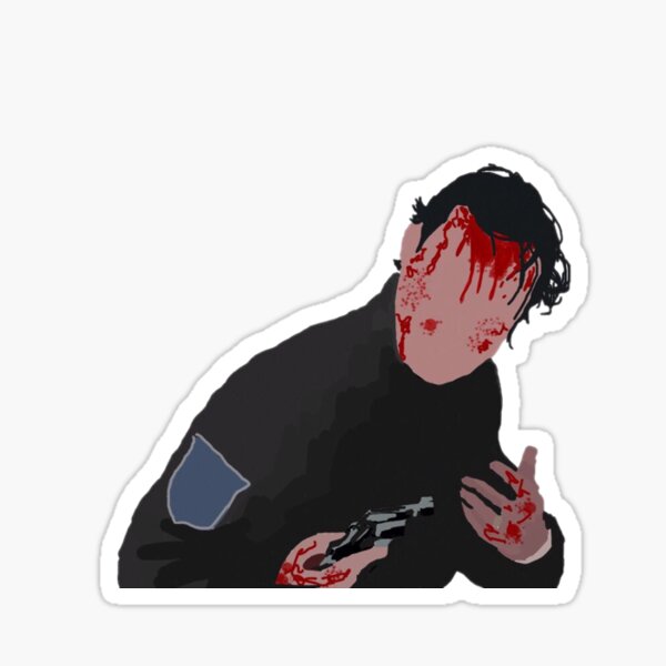 Rick Grimes Druck Sticker