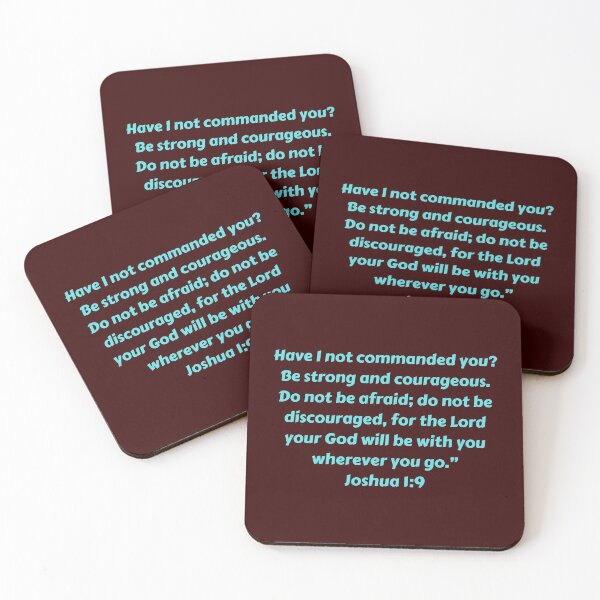 Item preview, Bible Verse Joshua 1:9 designed and sold by Prayingwarrior.