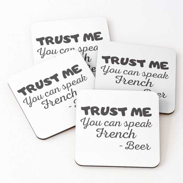 Item preview, Trust me you can speak french, beer designed and sold by Smileycreation.